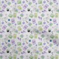 thumbnail image 1 of oneOone Silk Tabby Purple Fabric Travel Sewing Craft Projects Fabric Prints By Yard 42 Inch Wide, 1 of 4