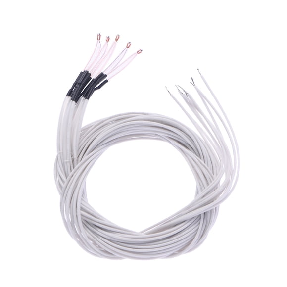 KAKOWELY ntc thermistor 5pcs Premium 3D printer NTC Thermistor Temperature Sensor 100K0.43"X0.08"X0.08"