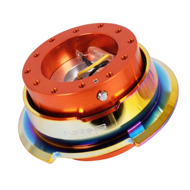 NRG Innovations SRK-280OR/MC Quick Release (Orange Body/Titanium Chrome Ring)