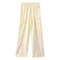 thumbnail image 1 of GDREDA Girls Wide Leg Pants Children Pants Ice Silk Overalls Children Summer Pants Spring Pants, 1 of 4