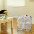 thumbnail image 4 of Lasko 20" Premium Steel Box Fan w/ 3 Speed Settings and Easy Carry Handle, White, 4 of 5