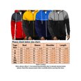 thumbnail image 2 of LUXUR Hommes Sweat-Shirt à Capuche à Capuche Sweat-Shirts Athlétique Cardigan Manches Longues Rouge L, 2 of 2