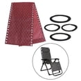 thumbnail image 4 of recliner Replacement Fabric Waterproof Replacement Fabric for Chairs Cover Lawn Back Yard Red Flower + Rope, 4 of 7