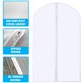 thumbnail image 2 of 40" Clear Plastic Hanging Garment Bags For Clothes Storage - Suits, Dresses & Clothing Bags - (5 Pack), 2 of 5
