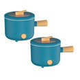 thumbnail image 1 of Electric Cooking Pot Multifunctional Non Stick Electric Cooking Pot 2 Gear Mini Hot Pot Cooker With Handle Electric Hot Pot Suitable For Dorm Small Families Apartments Hotel, 1 of 9