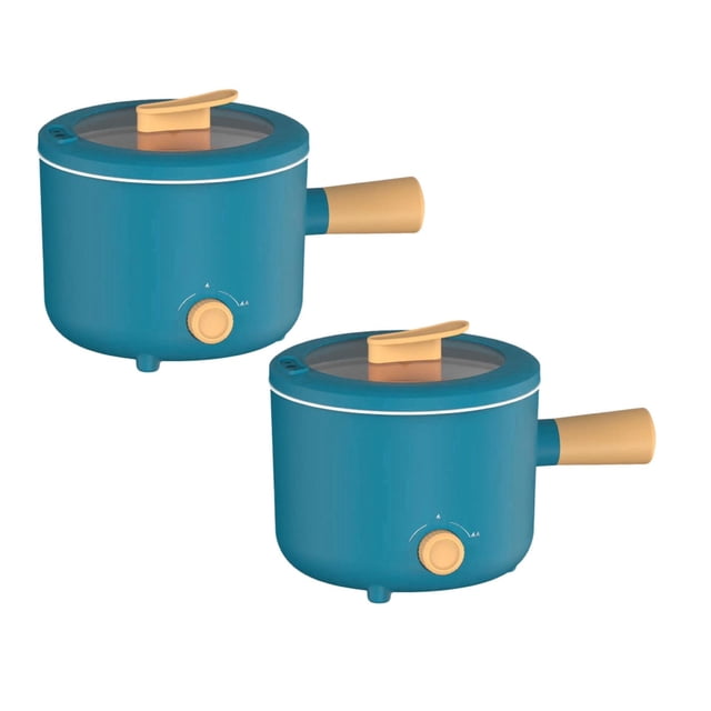 Electric Cooking Pot Multifunctional Non Stick Electric Cooking Pot 2 Gear Mini Hot Pot Cooker With Handle Electric Hot Pot Suitable For Dorm Small Families Apartments Hotel