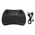 thumbnail image 2 of Mini Clavier, Mini Clavier Portable 2.4GHz Contrôleur Rechargeable avec Pavé Tactile pour PS3 TV PC Ordinateur Portable Lecteur TV Box, 2 of 8