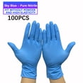 thumbnail image 1 of XYAIYT 100pc Disposable Nitrile Gloves for Dishwashing and Household Use Food Grade Non-Sterile-Free Versatile Protection Safe and Skin-Friendly for Allergies Puncture Resistant, 1 of 8