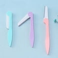 thumbnail image 5 of YOPTOP 3 Pcs Rasoir pour Sourcils Rasoirs pour Sourcils Rasoir Microblades pour Femmes Visage Poils Outil de Dermaplaning Tondeuse Sculptante avec Couverture de Précision Soins de la Peau - shape1,shape2, 5 of 5