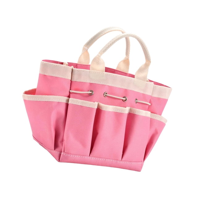 Lipstore Sac de Rangement pour Outils de Jardin Sac de Rangement de Jardin à Main pour Électricien Jardinier Rose P