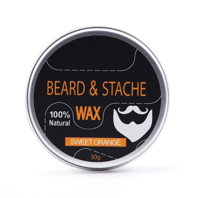 Beard Care Cream Portable Not Easy to Spill Face Moisturizer Professional Use Long Service Life Different Flavor Conditioner Sweet Orange
