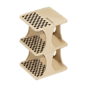 Rack de chaussures pour entrée de porte avant Rack facile de chaussures à l'entrée des chaussures d'entrée Racks de rangement peuvent être empilés à la entrée et toute combinaison de racks de slipper peut être ajouté