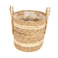 thumbnail image 3 of Almencla Flower Pot Cover Office Decorative Wrap Woven Planter Basket Plant Container 26cmx24cm, 3 of 8