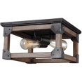thumbnail image 1 of Dunning 2 Light Flush Mount Light Fixture - Stardust, 13-1/2'', 1 of 5