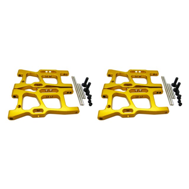 mmirethe 1/14 LC Racing S With Front Lower Arm For Improved Handling Improve Performance yellow 2Set