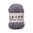 thumbnail image 1 of Birdeem 5 Strands Milk Cotton Doll Crochet Diy Knitting Thread Baby Sweater Wool Ball, 1 of 6