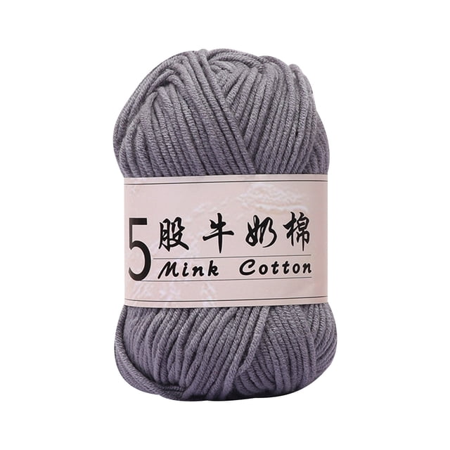 Birdeem 5 Strands Milk Cotton Doll Crochet Diy Knitting Thread Baby Sweater Wool Ball