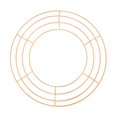 thumbnail image 3 of Wire Wreath Frame Wreath Rings Wreath Making Supplies Iron Flower Wreath Frame Gold 40cm, 3 of 9