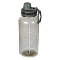 thumbnail image 1 of Mainstays 34 oz Black Plastic Wide Mouth Sports Water Bottle with Twist Top Lid, 1 of 18