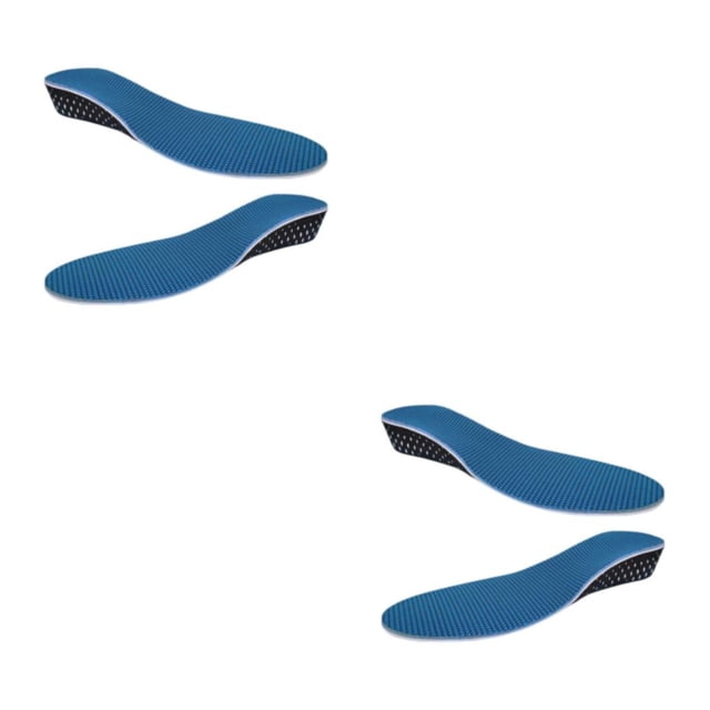 Youkk Cushioned Height Increase Insoles Breathable Shoe Inserts Heightening Insole Blue 2cm 2Set