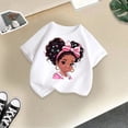 thumbnail image 4 of PMVFHDE Hauts d'Été pour Filles Hauts pour Fille Hauts d'Été pour Fille T-Shirts d'Été Tendance pour Fille T-Shirts Graphiques pour Filles T-Shirts Graphiques pour Enfant T-Shirt Graphique à Col Rond à Manches Courtes pour Fille T-Shirt d'Été Blanc, 9-10 Ans, 4 of 4