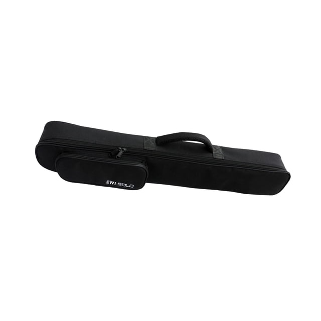 QualitChoice Durable Soprano Saxophone Case Oxford Cloth Waterproof With Easy Carry Options For Musicians Performing Black 80x8x9cm