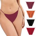 thumbnail image 2 of String Aguichant Menstruel, Maternité, Culottes Post-Partum, Anti-Fuites, sous-Vêtements Menstruels Réutilisables pour Femmes et Ados, Lot de 4, 2 of 6