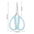 thumbnail image 2 of WLAGOOD Stainless Steel Office Scissors,Stainless Steel Comfort Grip,All-Purpose,Straight Office Craft Scissors for DIY,Sturdy Sharp Scissor for Office Home School, 2 of 5