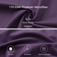 thumbnail image 4 of REGALWOVEN Brushed Microfiber Pillowcase Body Pillow Pillowcase, Standard Plum, 4 of 9