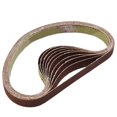 thumbnail image 4 of 10Pcs 15*452Mm Sanding Belt 60-600-Grit For M10 Sander Adapter Polishing Machine, 4 of 9