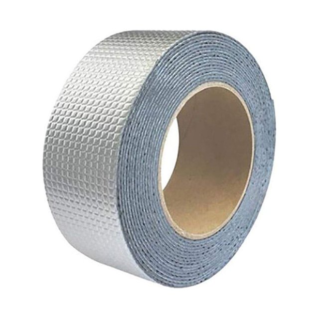 EGNMCR Super Ruban Ruban en Caoutchouc Butyle en Feuille d'Aluminium Rouleau Super Ruban Imperméable