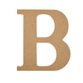 thumbnail image 1 of Plaid Unfinished Wood 5" Letter, B, 1 of 7