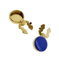 thumbnail image 1 of fastboy 2 Pieces Men Cufflinks Suit Decors Formal Event Button Covers Men Gift Blue, 1 of 9