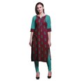 thumbnail image 1 of Bimba Tunique Droite en Coton pour Femmes Kurta Imprimée Tenue d'Été Kurti-Grand, 1 of 6