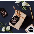 thumbnail image 4 of Inkdotpot Baby It's Cold Outside Baby Shower Bottle Tag Real Rose Gold Foil Favor Hang Tags 100 Pcs, 4 of 6