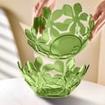 thumbnail image 2 of Coffee Tables for Living Room Transparent Petal Fruit Tray Family Living Room Coffee Table Fruit Snack Dry Fruit Candy Tray Hollow Boardcoffee Table Tray, 2 of 6