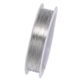 thumbnail image 1 of Tarnish-Resistant Copper Beading Wire, 0.8mm Diameter, 2.5m/8.2ft per Roll, Rhodium Color, Soft & Durable for DIY Jewelry Making (Necklaces, Bracelets), Handicrafts, Garment Decoration, Flower, 1 of 7
