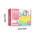 thumbnail image 3 of Sticker Books for Kids Children's Sticker Book Handdrawn Puzzle Puncture Painting Puzzle Books for Kids, 3 of 9