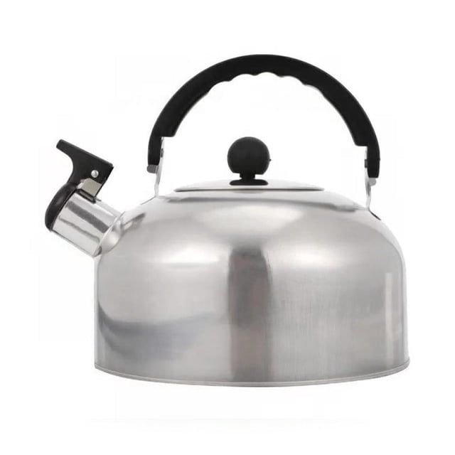 1X Stainless Steel Whistling Kettle Stove Hob Kitchenware Tea 2024 Camping