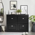 thumbnail image 5 of SoBuy FSR79-SCH,4 Drawers Shoe Cabinet Shoe Rack Shoe Storage Cupboard Organizer Unit,Black, 5 of 5