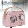 thumbnail image 4 of Haut-parleur Rétro BT, Petit Portable à Main Vintage Décor pour Maison Extérieur DW21, 500mAh, 4 of 7