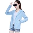 thumbnail image 1 of Coofit Women Skin Coat Breathable Lightweight Sun Protection Jacket Summer Jacket, 1 of 8
