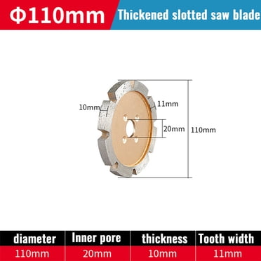 JWshufel Diamond Thickened Saw Blade for Stone Wall Slot and Concrete Cutting with 90 Polishing Head Quick Efficient Long Lasting Industrial Grade for Versatile Material Applications