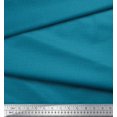 thumbnail image 2 of Soimoi Blue Modal Satin Fabric Cross & Geometric Printed Craft Fabric by the Yard 42 Inch Wide, 2 of 3