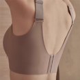 thumbnail image 4 of Women's Solid Four-Breasted Adjustable Wireless Bra, Floralshe Brasier, Seamless Full Coverage Ribbed Bralettes, 4 of 7