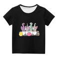 thumbnail image 2 of TIMIFIS T-Shirts Graphiques Garçons Filles T-Shirts de Pâques Unisexes Enfants Col Rond Manches Courtes T-Shirts Enfants Mignons Gnomes Œufs Imprimé T-Shirt, 11 Ans, 2 of 4