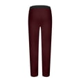 thumbnail image 4 of RKSTN Mens Pants Fashion Drawstring Elastic Waist Solid Color Casual Sweat Length Pants Soft Comfortable Workout Pants, 4 of 4