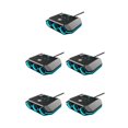 thumbnail image 2 of Baohd 1/2/3/5 Universal Compatibility Car Splitter Adapter For Various Car Models Three Hole 5PCS, 2 of 6