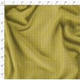 thumbnail image 4 of Soimoi Tissu Crêpe polyester Jaune Imprimé Cheval de Course par Yard 52 Pouces de Large, 4 of 6