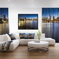 thumbnail image 2 of Design Art Vue Éloignée Du Pont De Brooklyn  Sur Toile Encadrée, 2 of 5